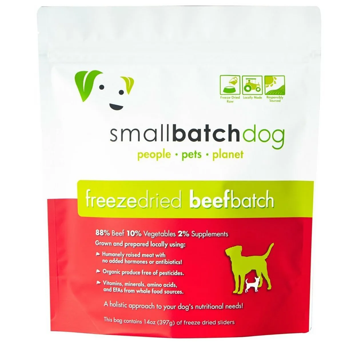 Smallbatch Freeze-Dried Beef Dog Food