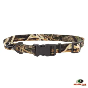 Water & Woods Adjustable Dog Collar, Mossy Oak Camo Large